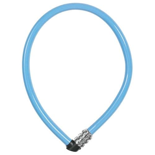 Image of ABUS cable lock 3406C - combination lock - 55 mm long steel cable with plastic coating - security level 1