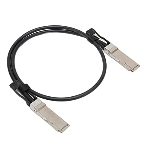 Image of 100G QSFP28 DAC, 1M (3ft) Passive Direct Attach Copper Twinax Cable compatible with CISCO QSFP-100G-CU1M