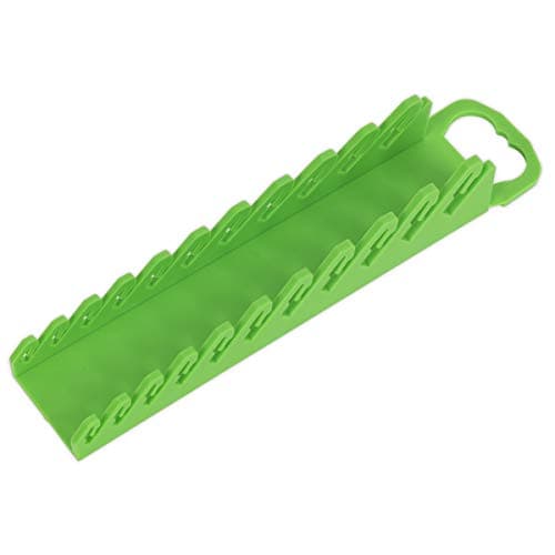 Image of Sealey WR10HV Hi-Vis Stubby Spanner Rack - Storage for 10 Short Reach Spanners