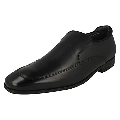 Image of Start-rite College Slip Boys Senior School Shoes Junior 11 Black