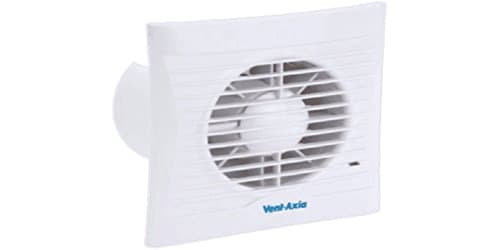 Image of Vent Axia Silhouette 100T Bathroom / Toilet Extractor Fan with Timer. Model Number: 454056B