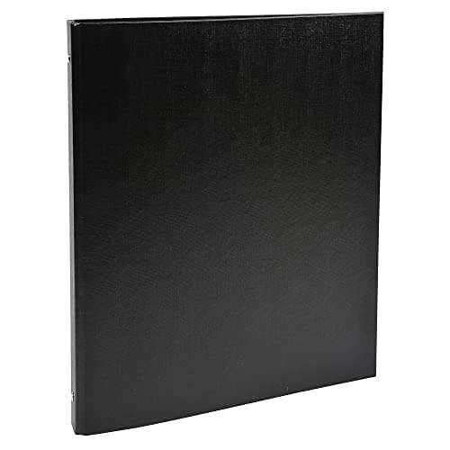 Image of Exacompta - ref. 51151SE - 1 Rigid PP binder - 4 round rings, diameter 15 mm - Spine 20 mm - External dimensions: 32 x 25.6 cm - A4 file format - Colour: black