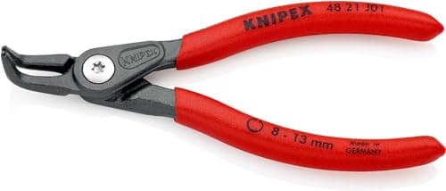 Image of KNIPEX Precision Circlip Pliers for Internal Circlips in Bore Holes with Non-Slip Plastic Coating 130 mm, 48 21 J01
