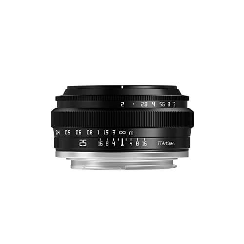 Image of TTArtisan 25mm F2.0 APS-C Manual Camera Lens Portable Cost-effective Camera Lens Portrait Humanity Street Still-Life Lens for Fuji X Mount