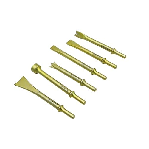 Image of Astro Tools 401K6 6-Piece Heavy Duty Thor Air Hammer, Chisel & Cutter Bit Set .401 Shank