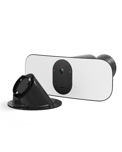 Image of Arlo Floodlight Security Camera Outdoor + PIR, Quality 2K HDR, 160° Wide Angle, Weatherproof, Colour Night Vision, Ringing Alarm Siren, 2-Way Talk, Trial of Arlo Secure and Ceiling Adapter, Black