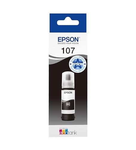 Image of Epson 107 Black Ink Cartridge EcoTank 70ml for ET-18100 - C13T09B140