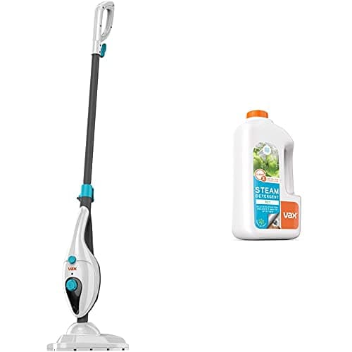 Image of Vax Steam Clean Multifunction Steam Mop | Converts to a Handheld | Variable Steam Control - S85-CM & 1L Pet Steam Detergent | Neutralises Pet Odours | Breaks down grease and grime - 1-9-132813