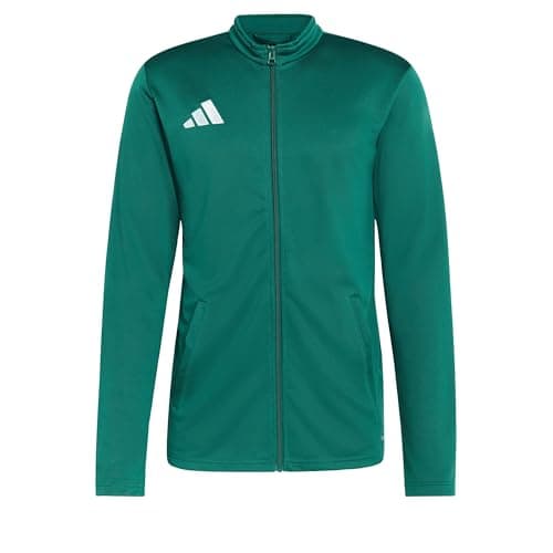 Image of adidas Men's Entrada26 Track Jacket, team dark green/white, XL