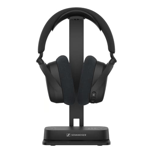 Image of Sennheiser RS 275 TV Headphones - Bluetooth Headphones and Transmitter Bundle - Low Latency Wireless Headphones with Virtual Surround Sound, Speech Clarity and Auracast Technology - 50 h Battery