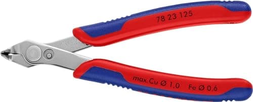 Image of KNIPEX Electronic Super Knips with Multi-Component Handles 125 mm, 78 23 125