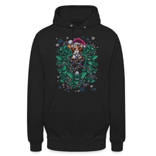 Image of Gizmo Gremlins Ugly Christmas Sweater Christmas Sweatshirt Hoodie Pullover, black, XXL