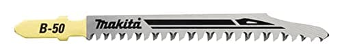 Image of Makita B-06460 Jigsaw Blades, Universal Fitting, Super Express, 50 Teeth, 75mm, HCS, Ground and Taper Ground Teeth, Compatible with Metal and Stainless Steel, 1 Piece