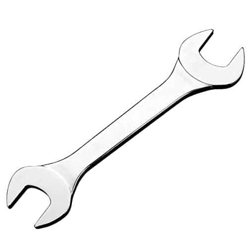 Image of Double End Spanner Vogueing Tool 14x17MM Ultra Thin Spanner Open Ended Flat Spanner Metric for Use Under Limited Space Conditions (Pack of 1)