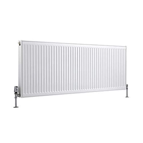 Image of Milano Compact White Type 21 Horizontal Double Panel Plus Convector Radiator - 600mm x 1600mm