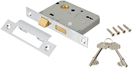 Image of ERA 573-61 3-inch 76mm 3-Lever Sashlock with Chrome Effect