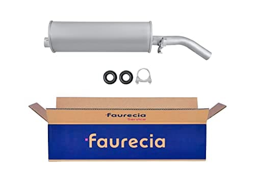 Image of HELLA 8LD 366 033-821 Rear Silencer Exhaust Back Box - Easy2Fit Kit - Rear - One Piece - Set with Attachments