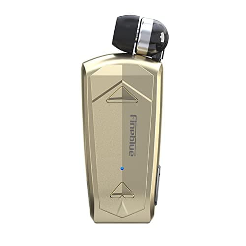 Image of Docooler F520 BT5.3 Wireless Business Headset, Stereo Headset with Microphone, Retractable In-Ear Handsfree, Sports Driver, Telescopic Clip