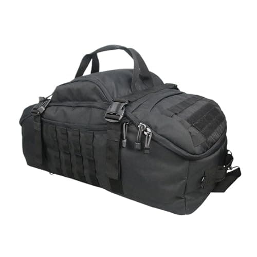 Image of PNESHGTT 30L 45L 80L Large Duffle Bag Tactical Backpack Outdoor Camping Bags Molle Men Backpacks Travel Compatible With Hiking(XL Black)