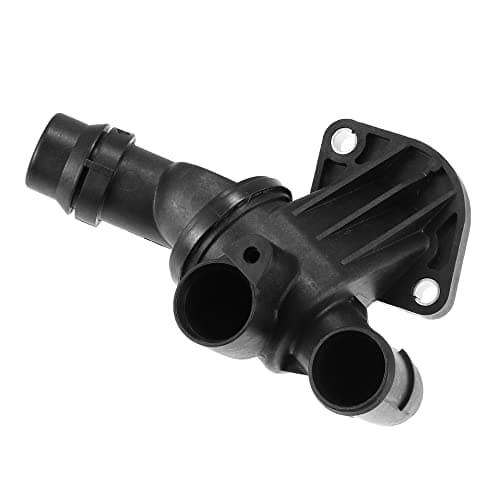 Image of X AUTOHAUX 06F121111F Engine Coolant Thermostat Housing Assembly Replacement