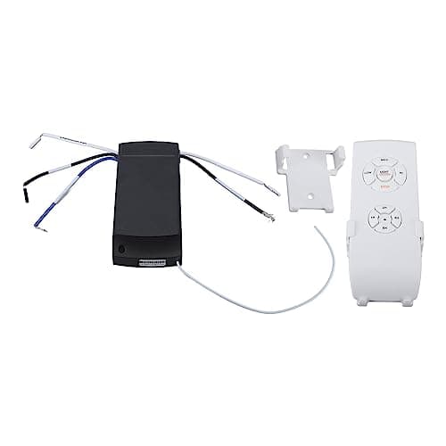 Image of Universal Ceiling Fan Remote Control Kit, 3 in 1 Speed, Light and Timing Wireless Remote Control and Receiver for Ceiling Fan Lamp, Light Fan Controller for Hunter, Harbor Breeze