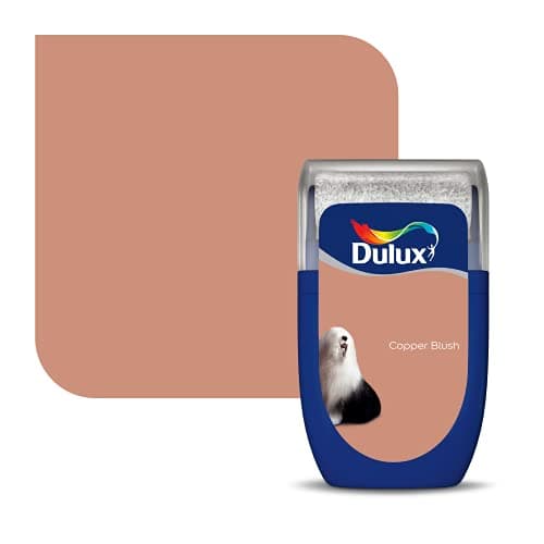 Image of Dulux Walls & Ceilings Tester Paint, Copper Blush, 30 ml