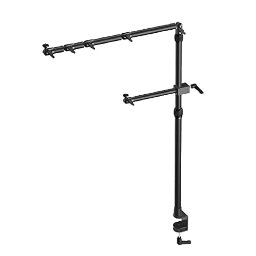 Image of Elgato Pro Multi Mount Bundle - Main pole extendable up to 125 cm / 49 in, 4-section articulated arm, Auxiliary holding arm for cameras, lights and more