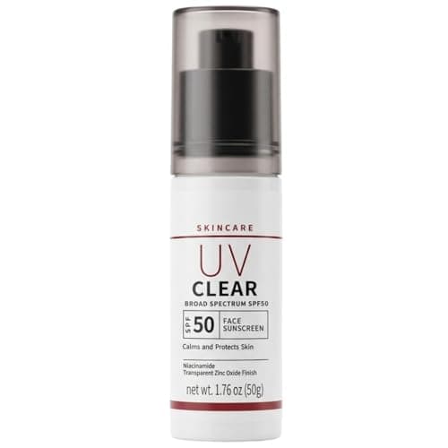 Image of Mineral Sunscreen SPF 50 Face - Zinc Oxide Broad Spectrum Face Sunscreen, Lightweight Non-Greasy Daily Sun Cream for Sensitive Skin, 50g
