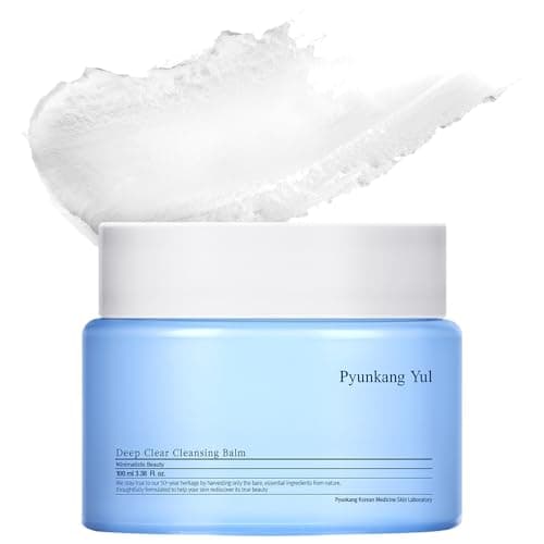 Image of [PKY] Pyunkang Yul Deep Clear Cleansing Balm, All in One Facial Cleanser for Heavy Makeup Removal, Moisturized Finish with Plant Based Oil, Korean Skincare (3.38 Fl.Oz, 100ml)