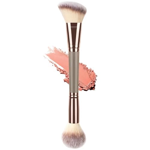 Image of AIVEKE Foundation Makeup Brush - Double Ended Makeup Brushes for Blending Liquid Powder, Concealer Cream Cosmetics, Blush Brush