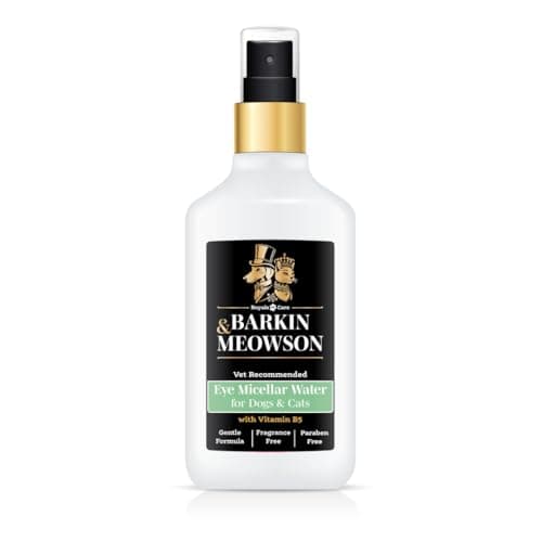 Image of Barkin & Meowson Eye Micellar Water for Dogs & Cats 150ml / 5.07 fl.oz - Vitamin B5, Fragrance-Free Cleansing Formula