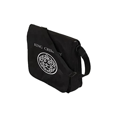 Image of King Crimson Official Flaptop Vinyl Band Logo Nue Shoulder Bag