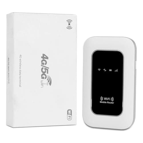 Image of 5G Mobile WiFi,Portable WiFi Router-SIM Card Hotspot, Ultra-Fast/Mobile Internet up to 300 Mbps, Pocket-Sized Modem for Travel Remote Work,Supports simultaneous connection of up to 24 devices
