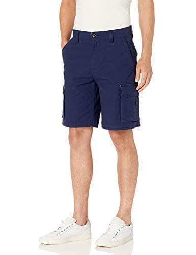 Image of Amazon Essentials Men's 10” Lightweight Ripstop Stretch Cargo Short, Navy, 36