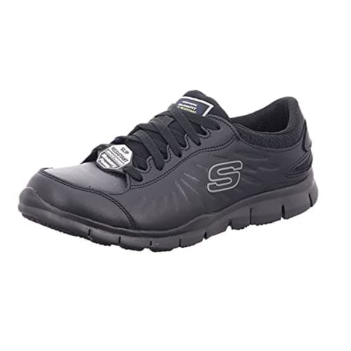 Image of Skechers Eldred, Women Safety Shoes, Black (Blk), 3 UK (36 EU)