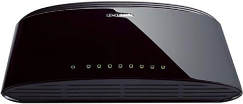 Image of D-Link DES-1008D 8-Port Fast Ethernet Unmanaged Desktop Switch, 10/100 Mbps, Internet Splitter, Plug-and-Play, Compact Fanless Design, Auto MDI/MDIX, Energy-Efficient, for Home & Small Office