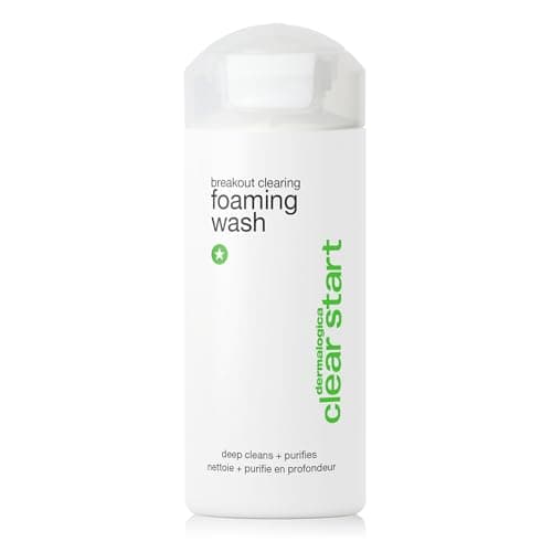 Image of Dermalogica Breakout Clearing Foaming Wash 177ml - Fights Breakouts, Cleans & Removes Dead Skin Cells, Dirt & Excess Oils, Purifies Skin, for Face, Back & Neck, Suits All Skin Types