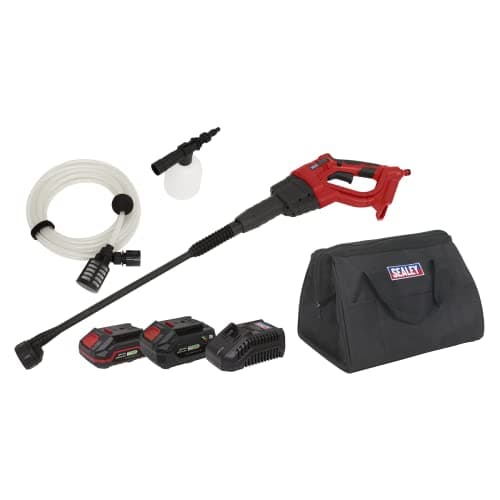 Image of Sealey 20V SV20 Series Cordless Pressure Washer Kit - 2 Batteries CP20VPWKIT
