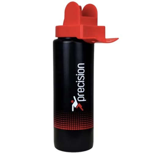 Image of Precision Unisex's Team Hygiene Water Bottle, Black/Red, 1 Litre, one size