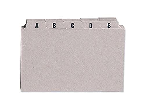 Image of 5 Star Office Guide Card Set A-Z 8x5in 25 Cards 203x127mm Buff