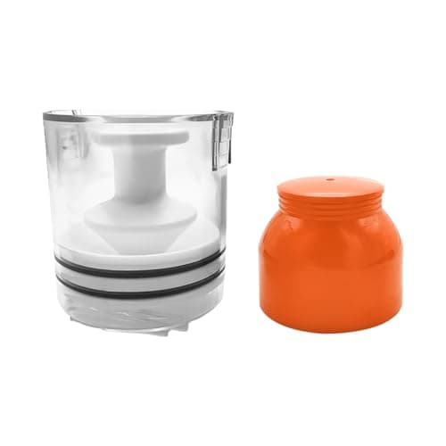 Image of SHMZK Bearing Packer Tool, Portable Wheel Bearing Packer to Flush Old Grease and Repack Wheel Bearings, Universal Wheel Bearing Greaser Tool for most Vehicles, Car Accessories (Orange)
