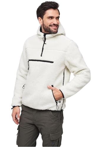 Image of Brandit Teddyfleece Worker Pullover, color: white, size: 4XL