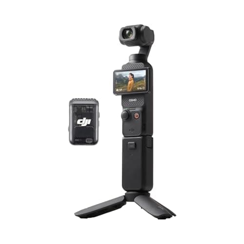 Image of DJI Osmo Pocket 3 Creator Combo, Vlogging Camera with 1'' CMOS & 4K/120fps Video, 3-Axis Stabilization, Face/Object Tracking, Fast Focusing, Mic Included for Clear Sound, Small Camera for Photography