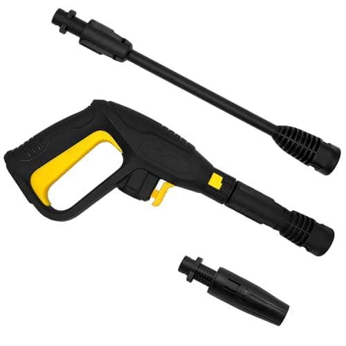Image of XtraHorn Replacement Pressure Washer Gun Kit for Karcher K2 K3 K4 K5 K7, Trigger Spray Gun with Extension Wand, Quick Connect Release System & Adjustable Spray Wand Nozzle
