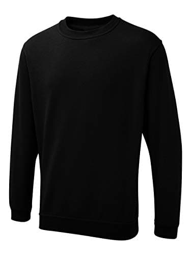 Image of Uneek Clothing UX Sweatshirt - Black - 5XL