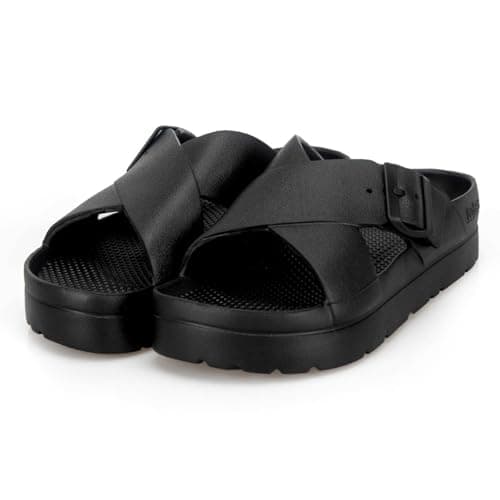 Image of totes® SOLBOUNCE Cross Front Buckle Slider (UK Size 4)