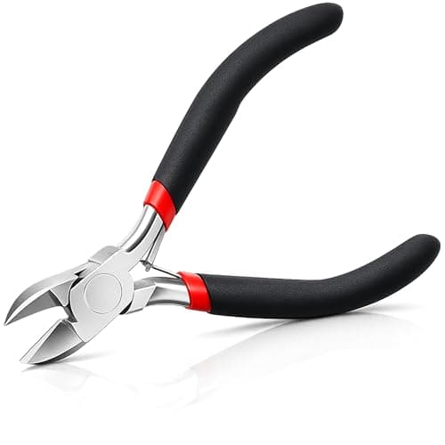 Image of Zuvo Wire Cutters - 6 Inch Side Cutters, Heavy Duty Diagonal Cutting Pliers, Precision Flush Cutter for Electrical Work, Wire Snips for Jewellery Making, Crafting & DIY | 160mm