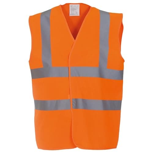 Image of Yoko Hi Vis 2 Band And Braces Waistcoat (hvw100) 2xl Orange
