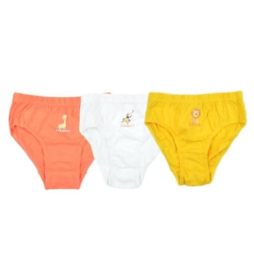 Image of A2Z 4 Kids Boys Underwear Pack of 3 Monster Animal Knickers Cotton Mix - Boys Briefs AZ1202 Animal 5-6