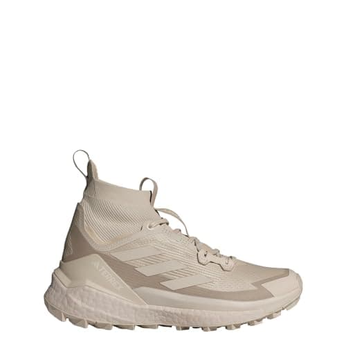 Image of adidas Terrex Free Hiker 2.0 Hiking Shoes, Wonder Beige/Wonder Beige/Alumina, 5 Wide